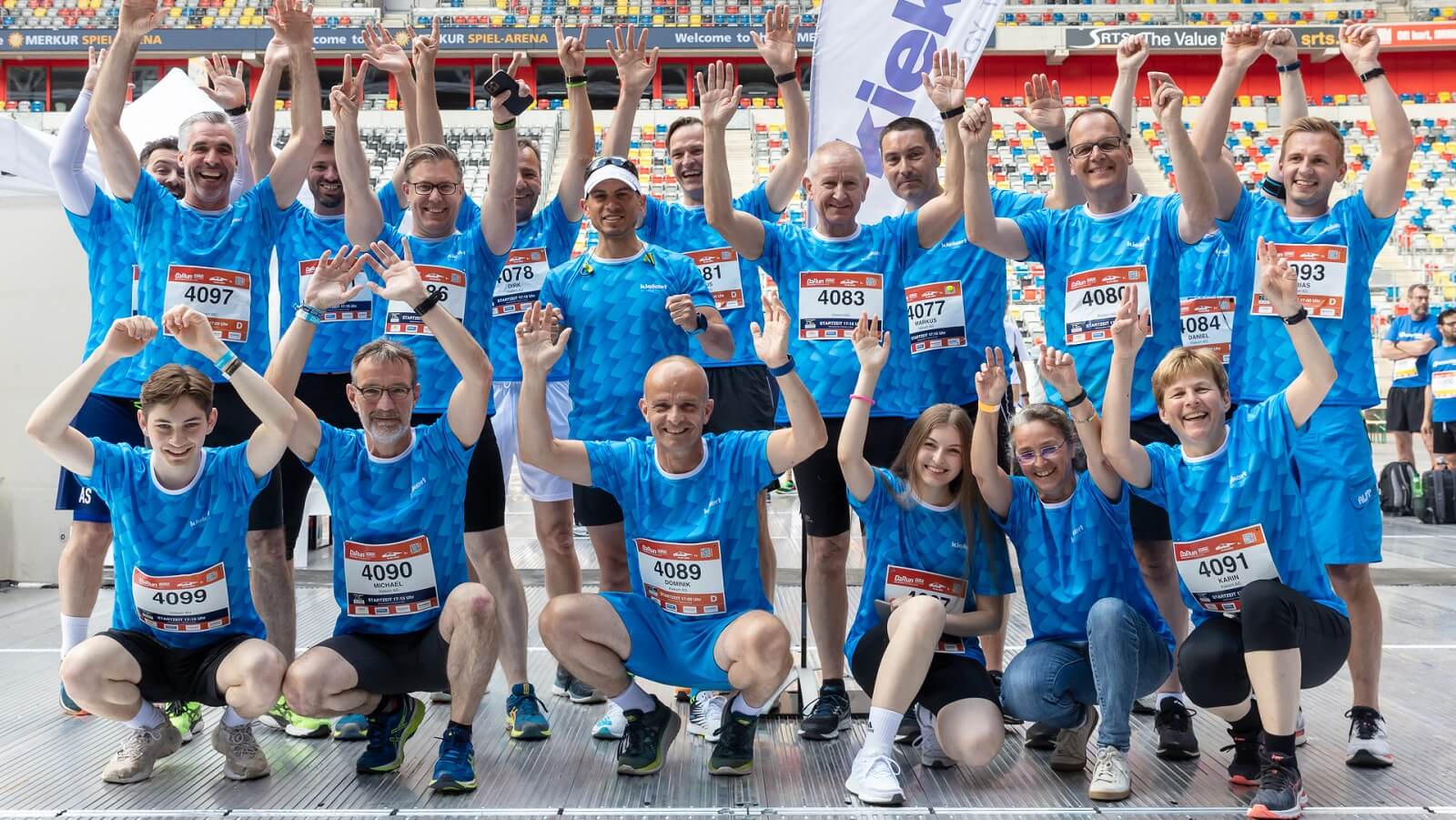 Kiekert beim B2Run in Düsseldorf